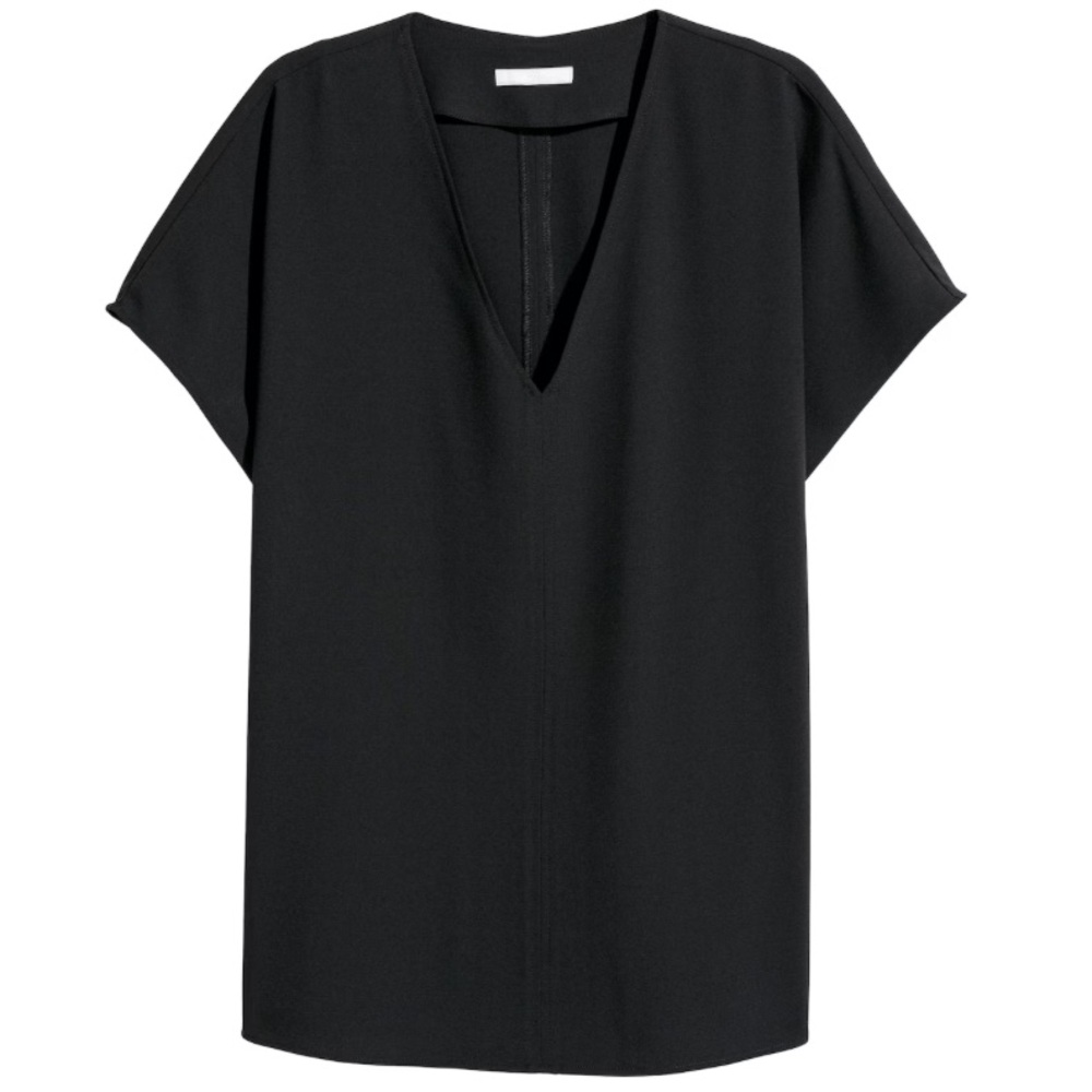 V-neck top size L H&M